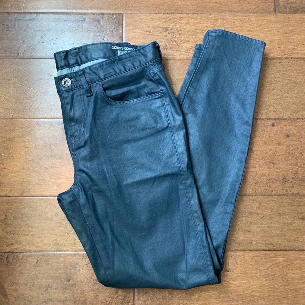 Madewell coated denim in skinny ankle style